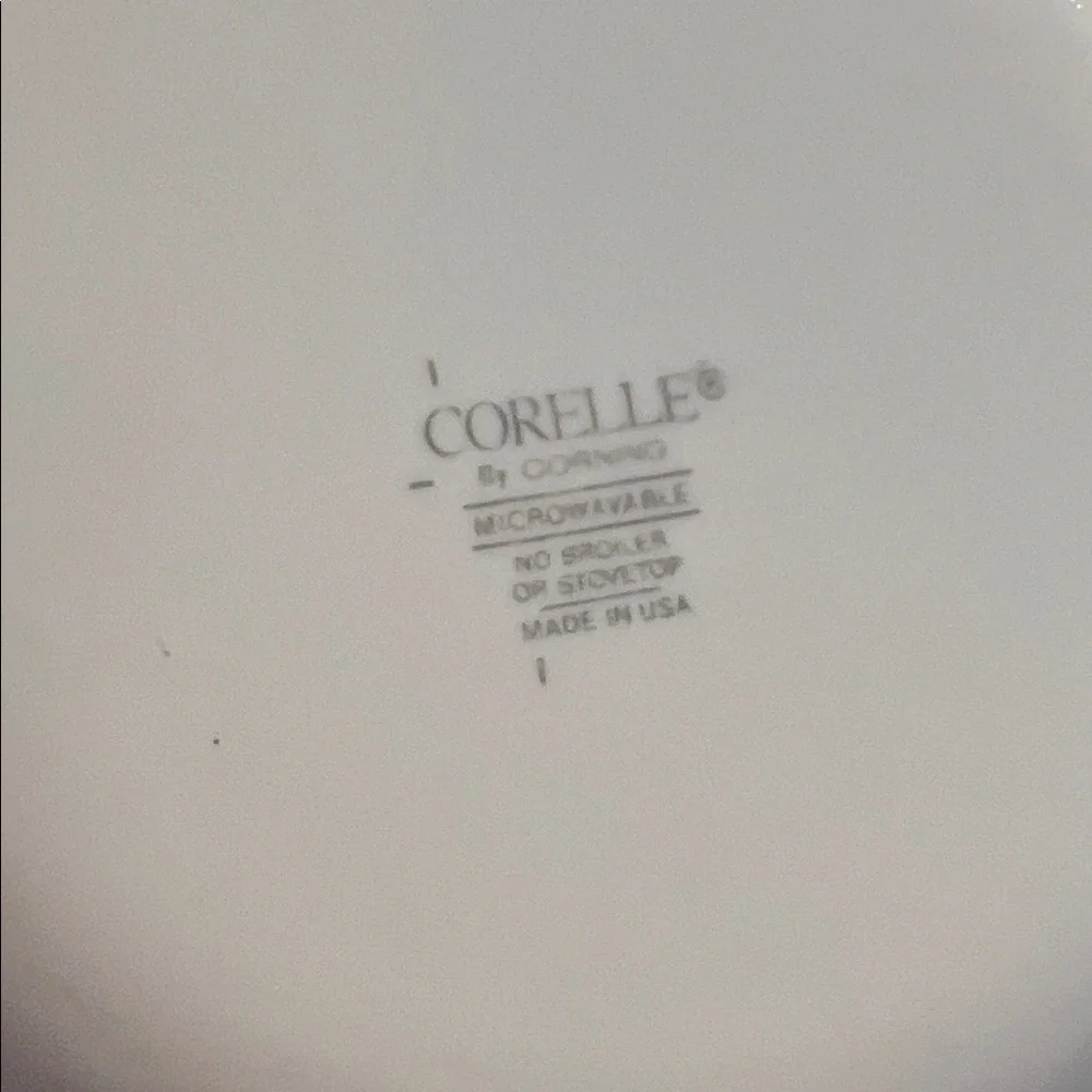 7” SET OF 5 Corelle salad plates. GARDEN HOME   Like new!!
